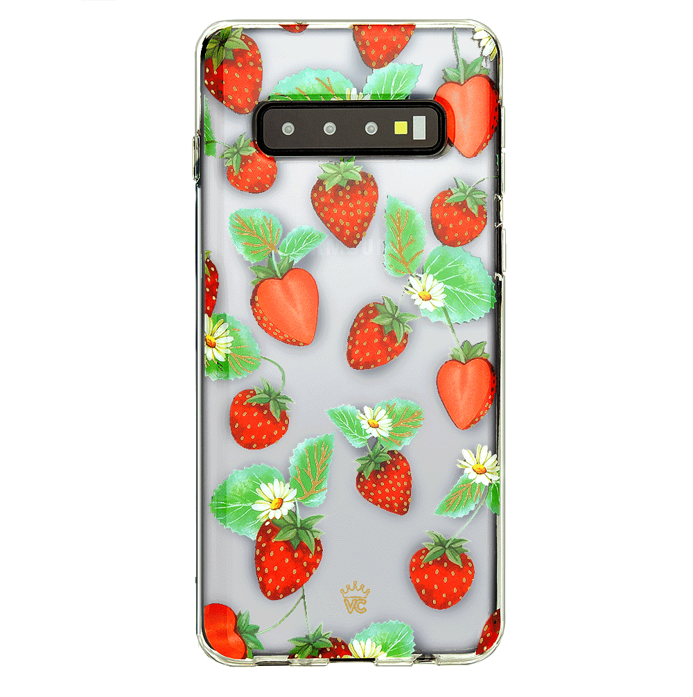 Samsung Galaxy Phone Case with Strawberry Fields Design - Trendy Protective Cover for Everyday Use & Gifting