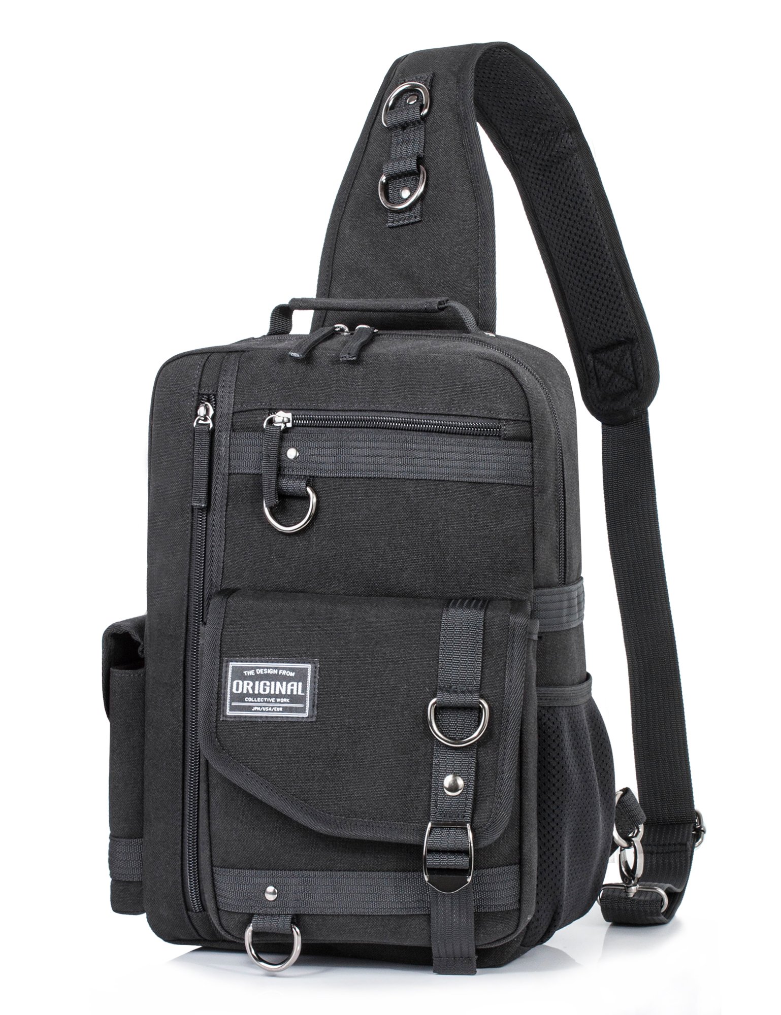 HIKKER-LINK Messenger Sling Bag - Durable Crossbody Shoulder Bag for Outdoor & Travel