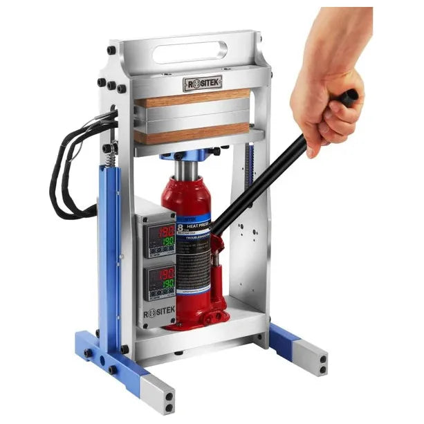 Rositek 8 Ton Hydraulic Rosin Press Machine for Extracting Essential Oils - Perfect for DIY Rosin, CBD, and Essential Oil Extraction at Home or in Small Labs