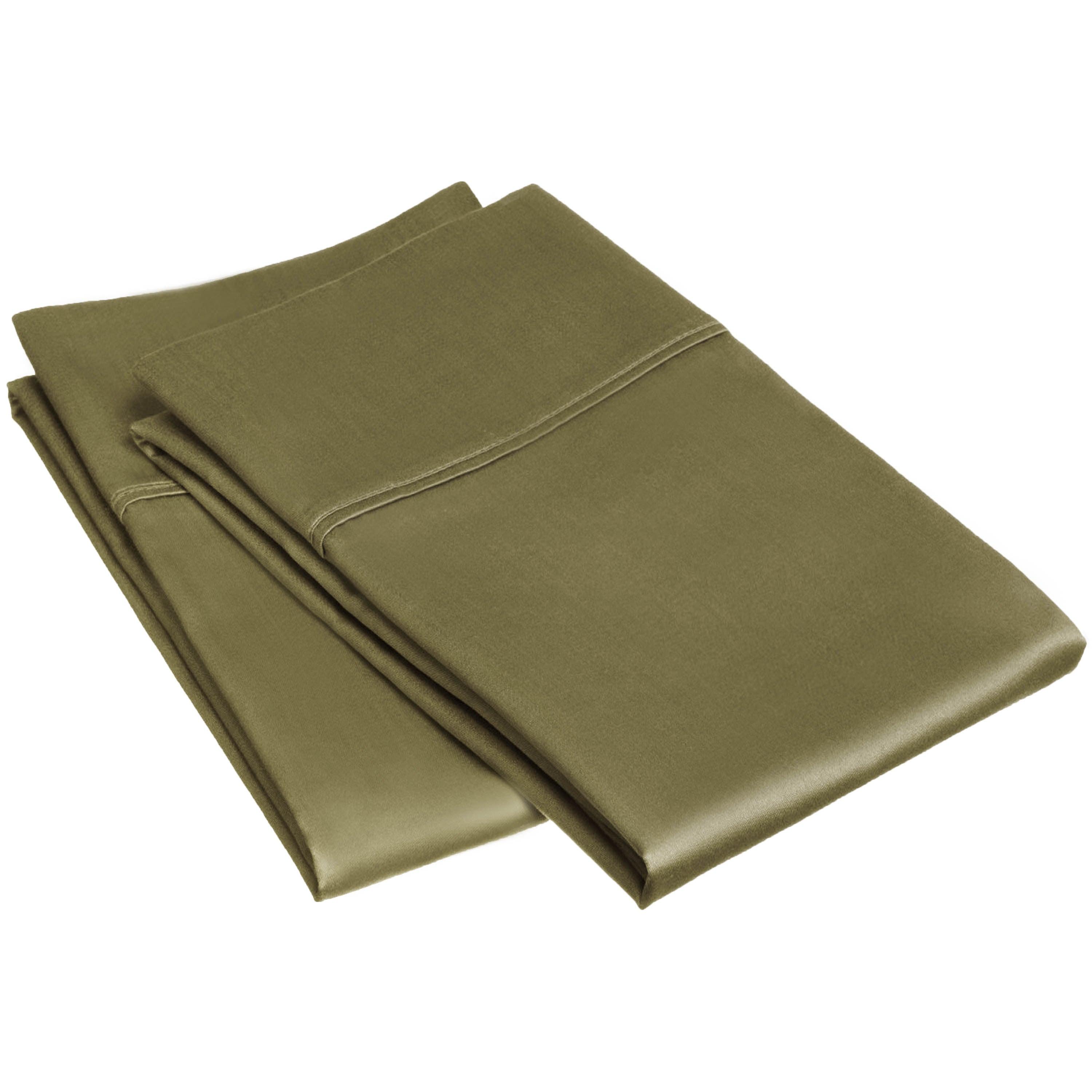 Premium 400 Thread Count Egyptian Cotton Pillowcase Set of 2 - Ultra Soft & Breathable Bedding for Luxury Hotels & Home Use
