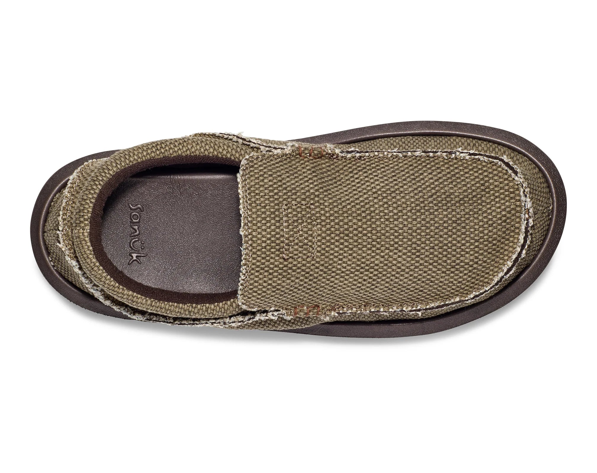 Sanuk Chiba Brown Men's Slip-On Shoes - Comfortable & Stylish Casual Footwear for Walking, Travel, and Outdoor Activities