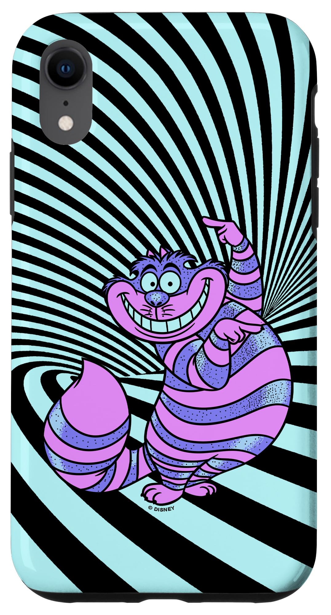 iPhone XR Disney Alice in Wonderland Cheshire Cat Case - Cute Cartoon Phone Cover for Girls & Women - Perfect for Travel, Work & Everyday Use