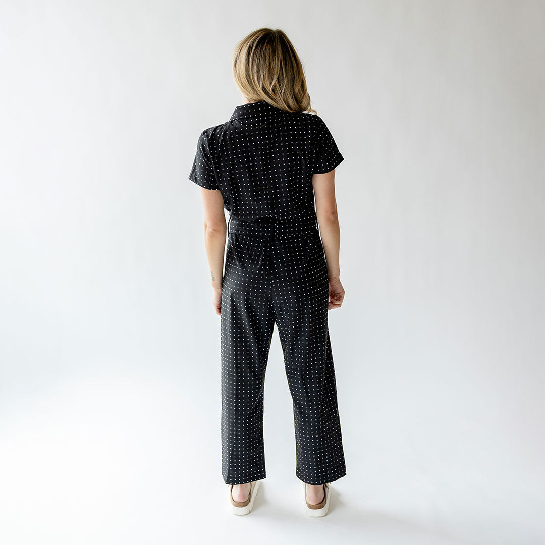 Stylish Polka Dot Jumpsuit for Women - Trendy One Piece Romper with Pockets | Perfect for Casual Outings, Parties, and Summer Fashion