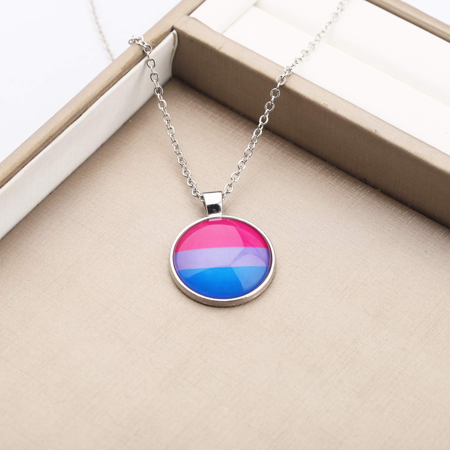 CHOORO Rainbow Pride Keychain - LGBT Jewelry Gift for Gay, Bisexual & Transgender - Perfect for Pride Month, LGBTQ+ Events & Everyday Carry