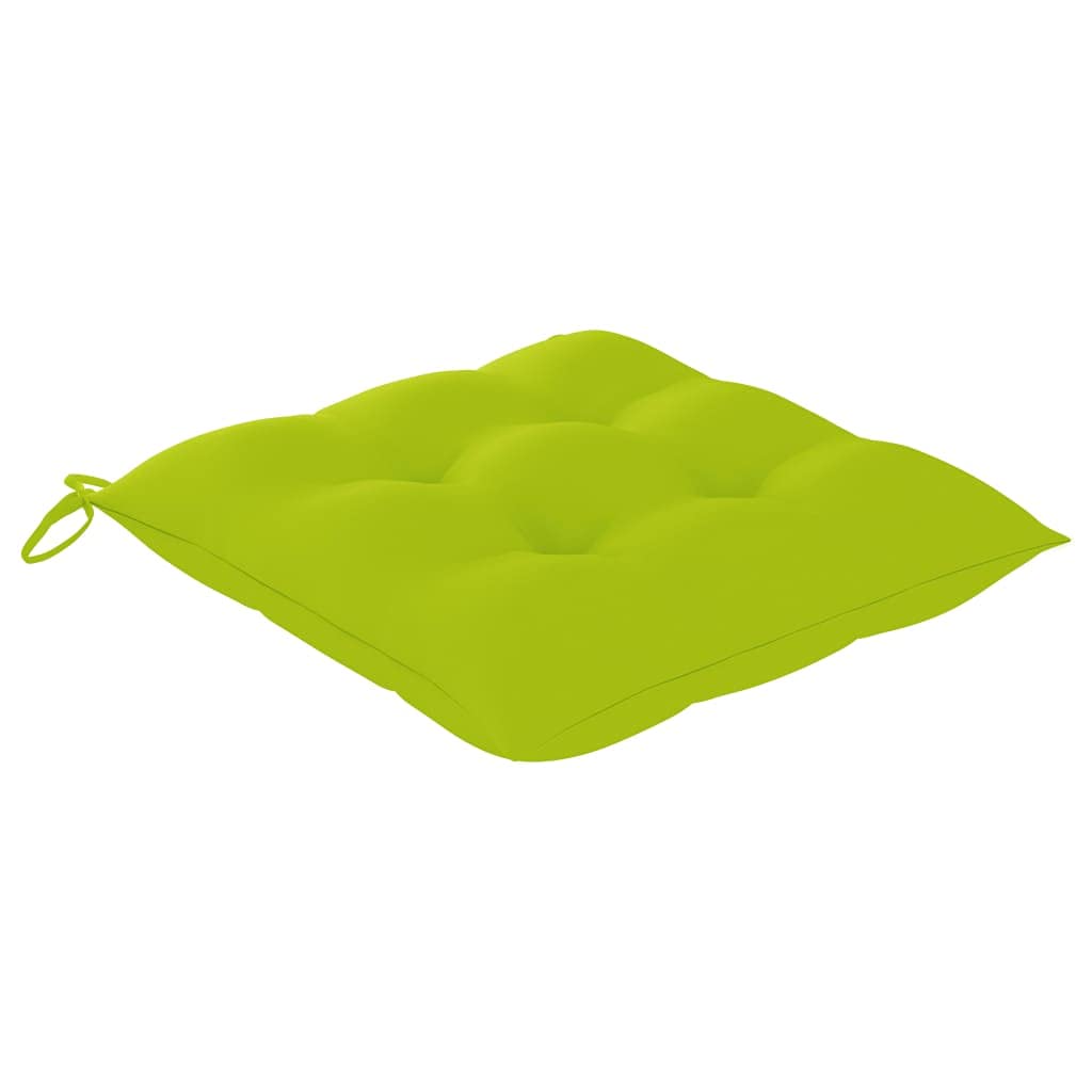 Premium 2-Piece Bright Green Settee Cushions (15.7