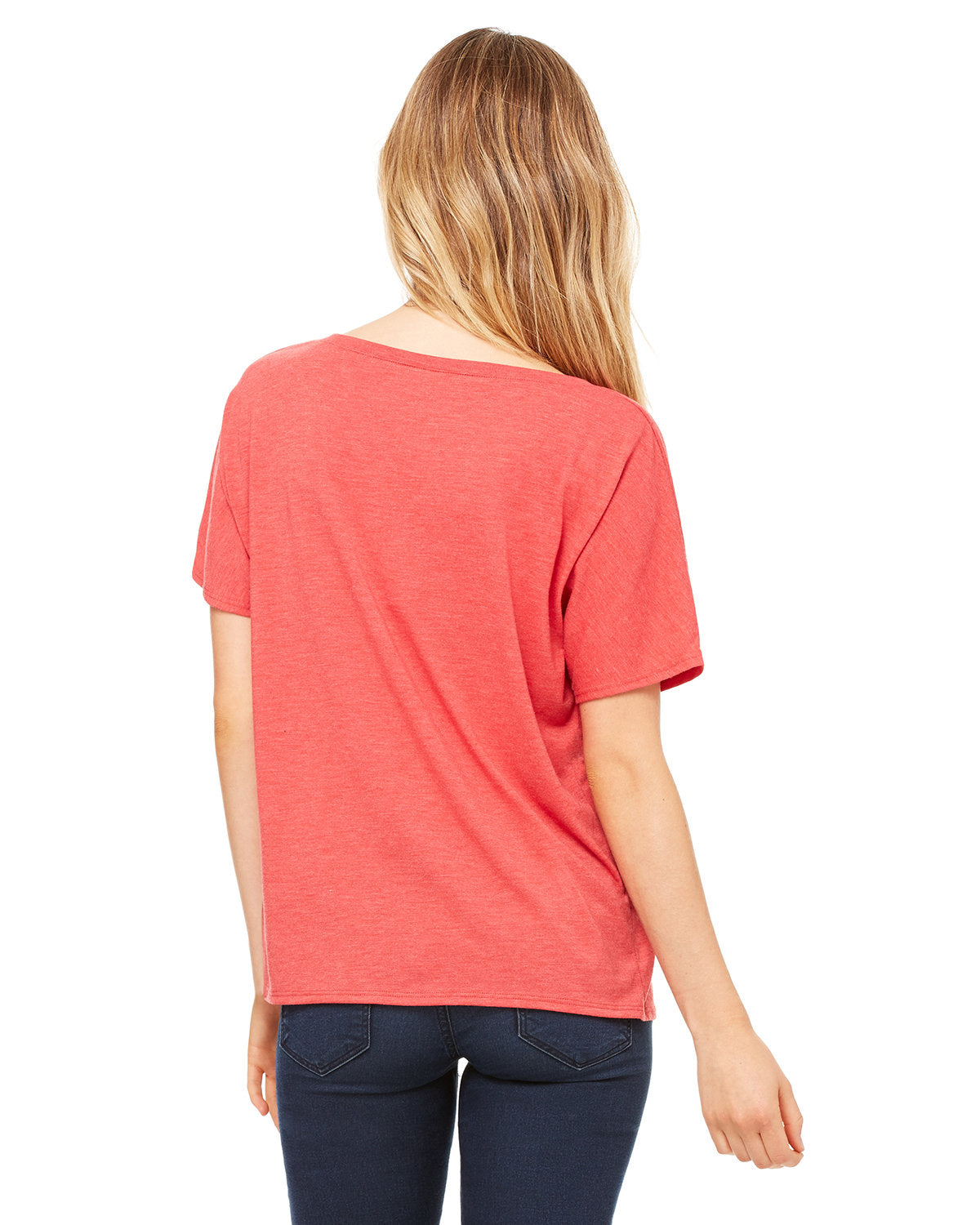 Bella + Canvas 8815 Women's Slouchy V-Neck T-Shirt - Soft Cotton Relaxed Fit Tee for Casual Wear, Lounge & Everyday Outfits