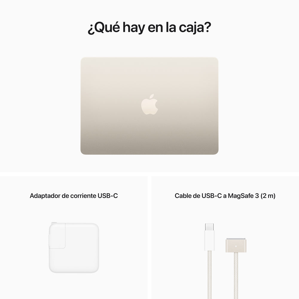Apple MacBook Air 13-inch with M2 Chip - 8-Core CPU, 10-Core GPU, 512GB SSD (Starlight) - Lightweight Laptop for Work, Travel & Creative Projects