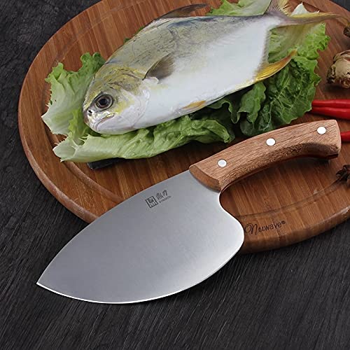 Professional Fish Knife Set - Sharp Stainless Steel Seafood & Meat Cleaver for Kitchen, Sushi, Filleting - Perfect for Home Chefs & Commercial Use
