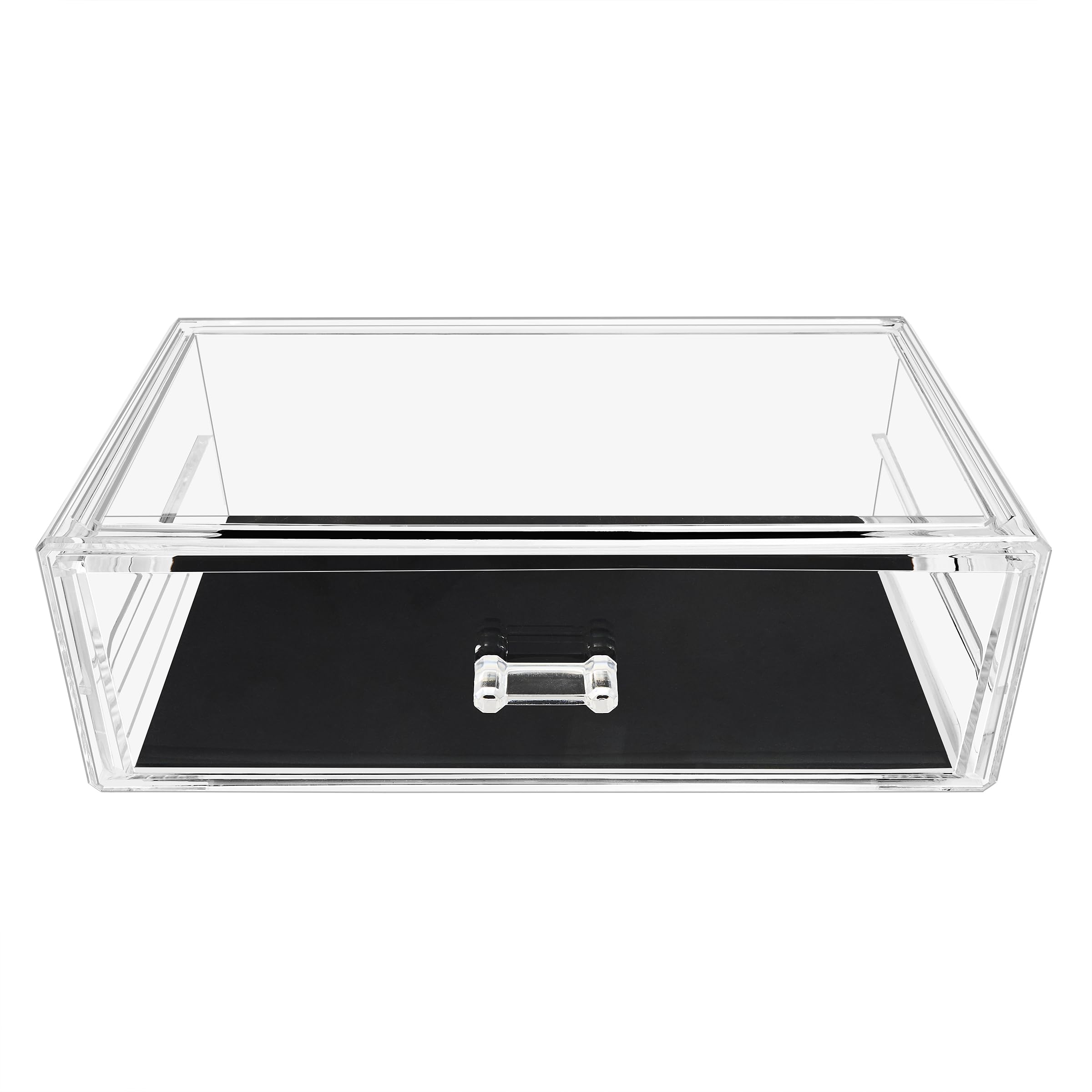 Sorbus Stackable Clear Acrylic Drawers - 11.75
