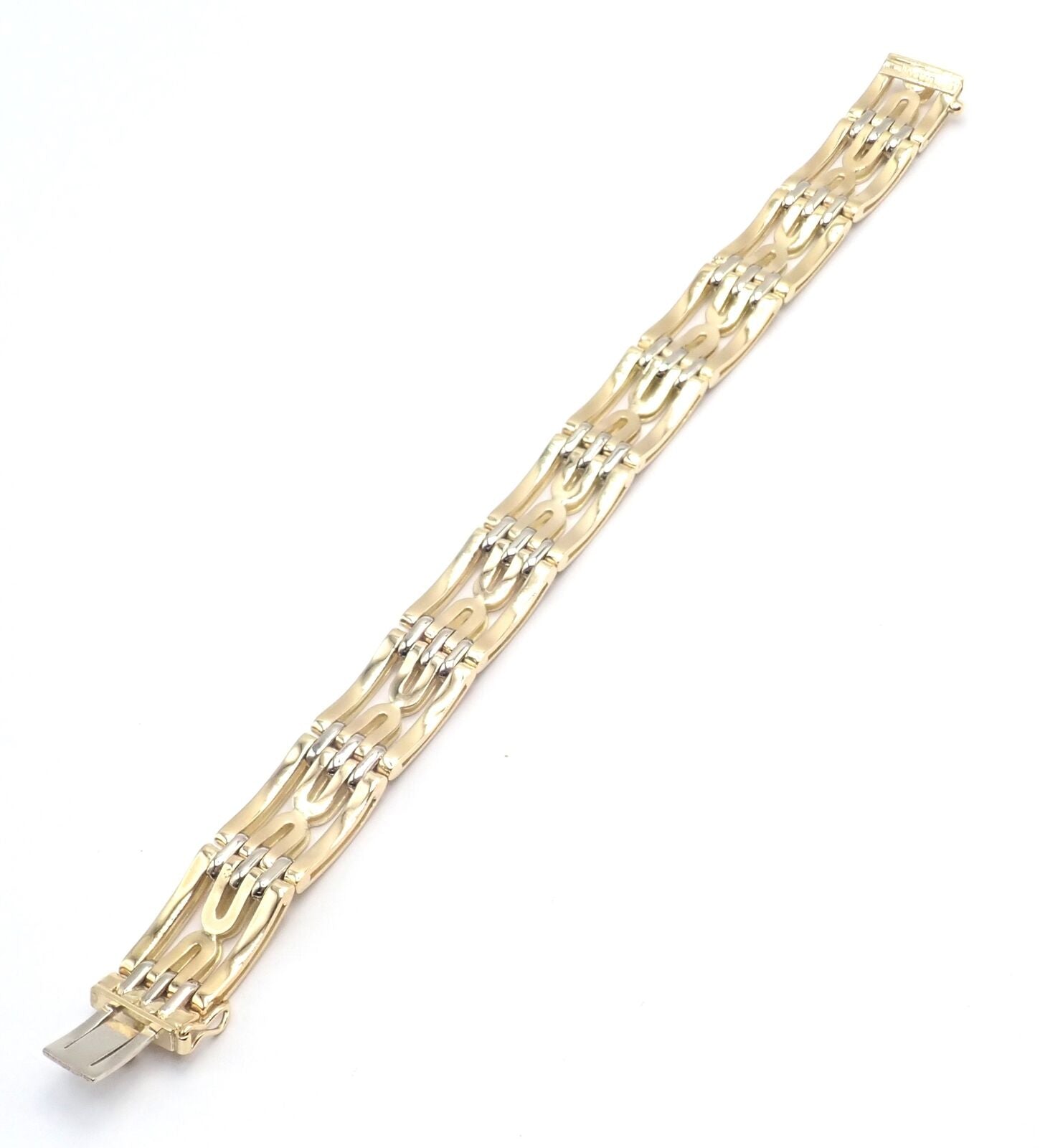Authentic Vintage Bvlgari 18k Yellow Gold Link Bracelet for Women - Luxury Italian Jewelry Gift for Anniversary, Birthday & Special Occasions