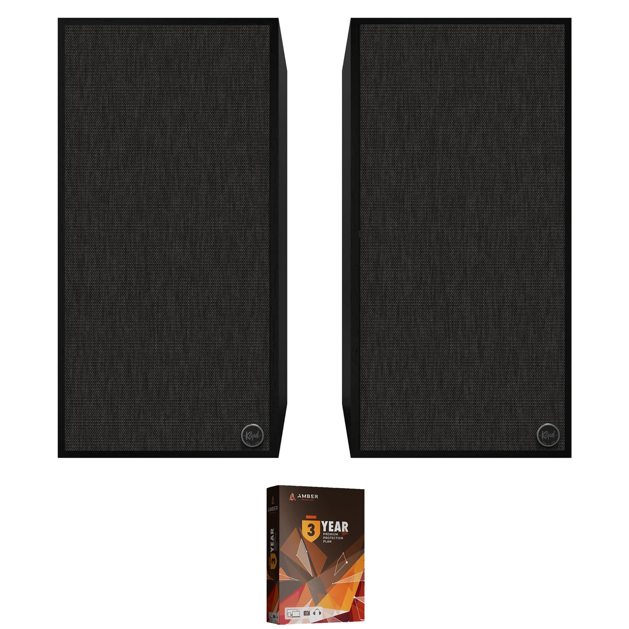 Klipsch The-Nines-Black 240W Powered Bookshelf Speakers with 8