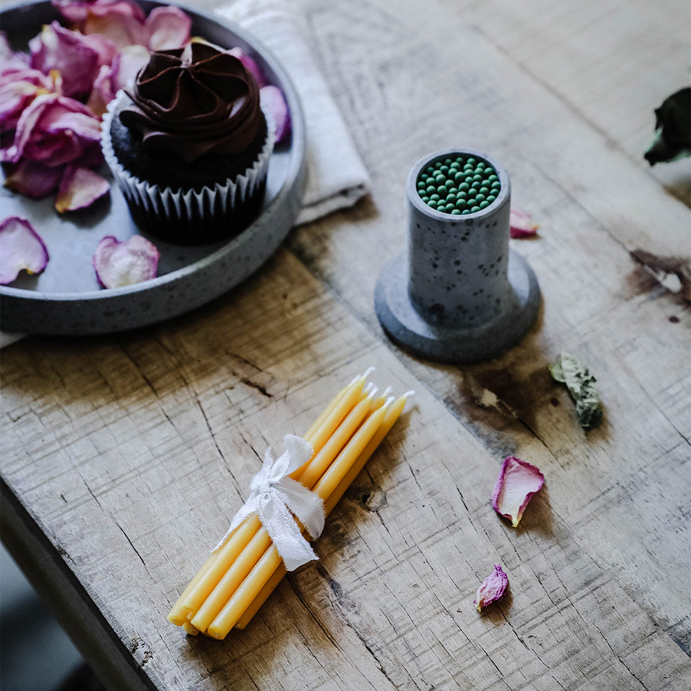 Handmade Beeswax Candles for Celebrations - Natural, Eco-Friendly Birthday & Wedding Candles - Perfect for Romantic Dinners, Spa Nights & Home Decor