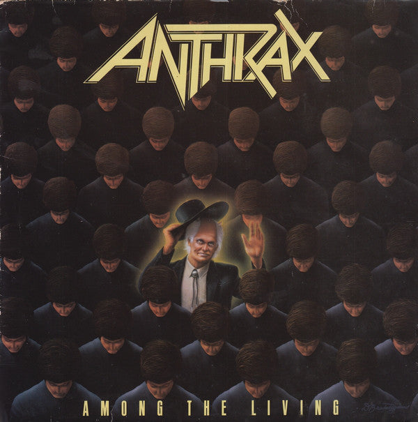 Anthrax Among The Living Vinyl LP Album (NM or M Condition) - Perfect for Metal Music Collectors & Home Listening