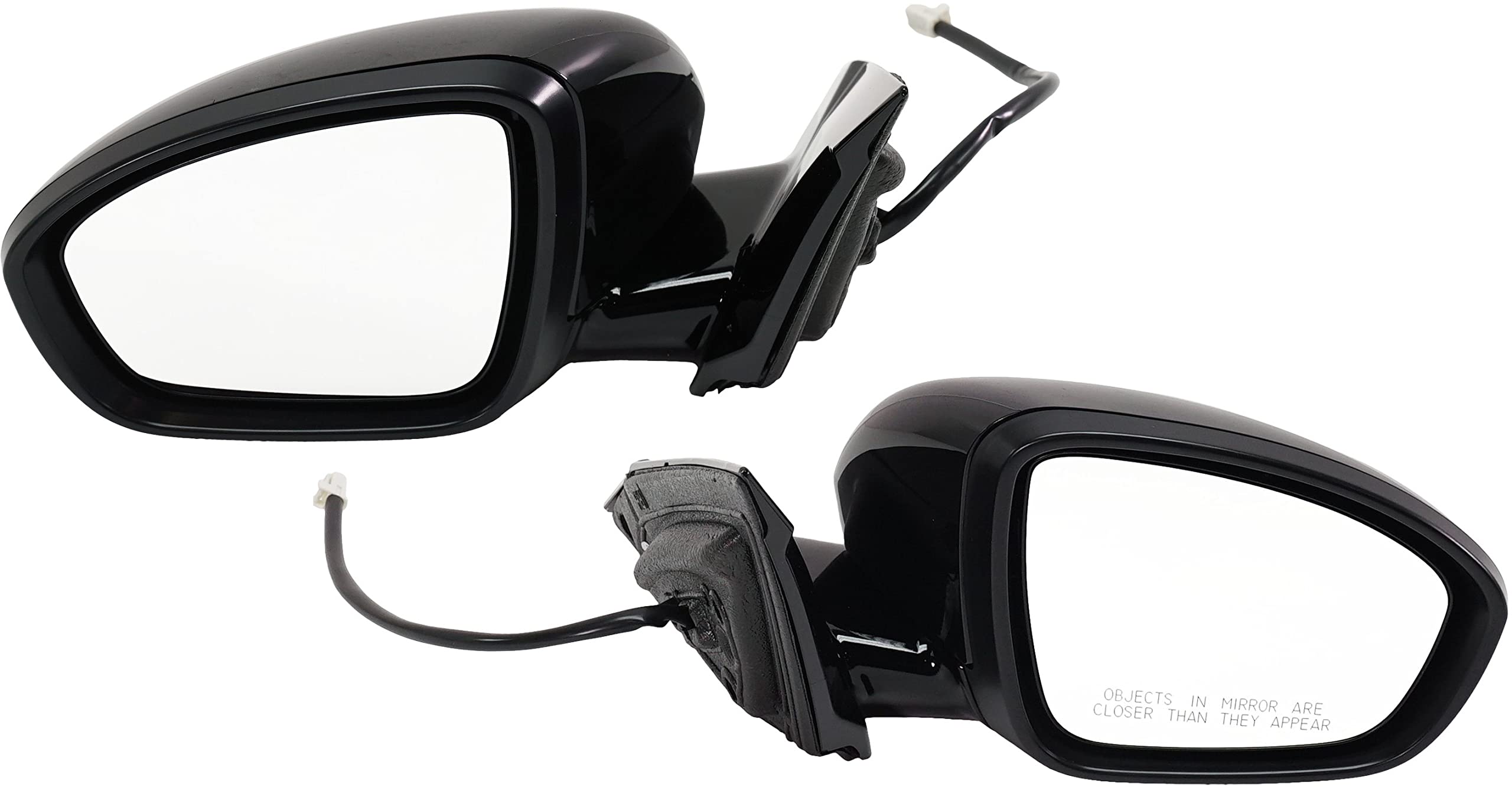 2019-2023 Nissan Altima Power Heated Side Mirrors with Turn Signal – Driver & Passenger Side, Paintable, No Camera (Perfect for Winter Driving & Enhanced Visibility)