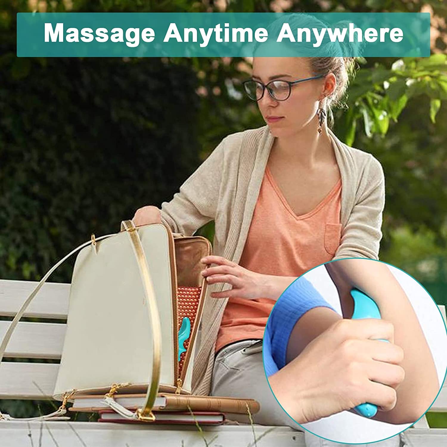 Angzhili Thumb Saver Massager - Deep Tissue & Trigger Point Therapy Tool for Hand Pain Relief (Green) | Perfect for Therapists, Office Workers & Athletes