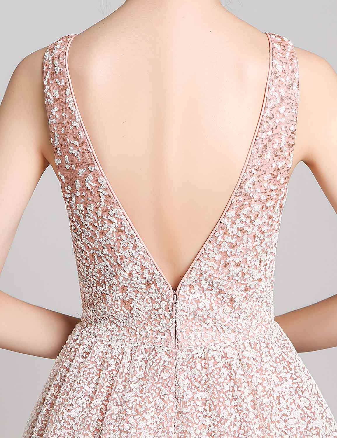 Sarahbridal Women's Prom Evening Dresses 2024 - Long Beaded Pearls Wedding Party Ball Gowns for Homecoming, Quinceañera & Formal Events