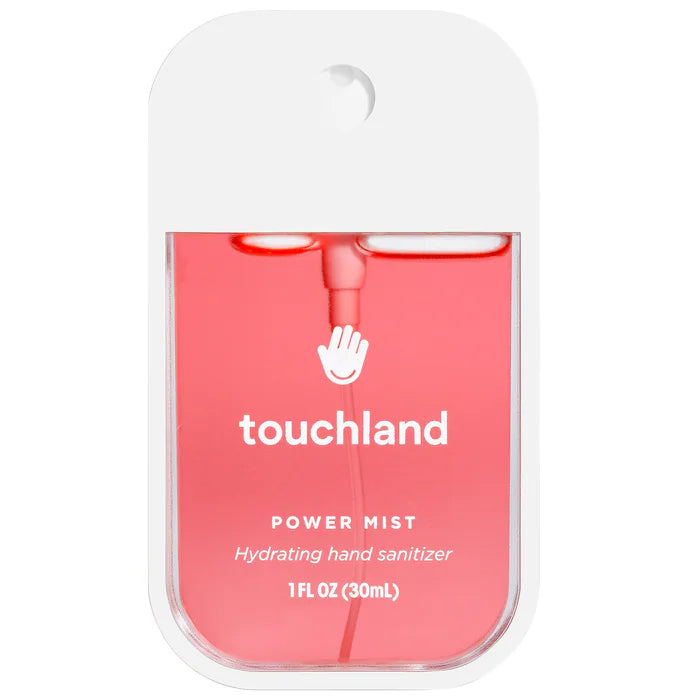 Power Mist Hand Sanitizer & Moisturizer by Touchland | Alcohol-Based Hydrating Hand Spray for On-the-Go Use | Travel, Office, Gym & Daily Hygiene Essential