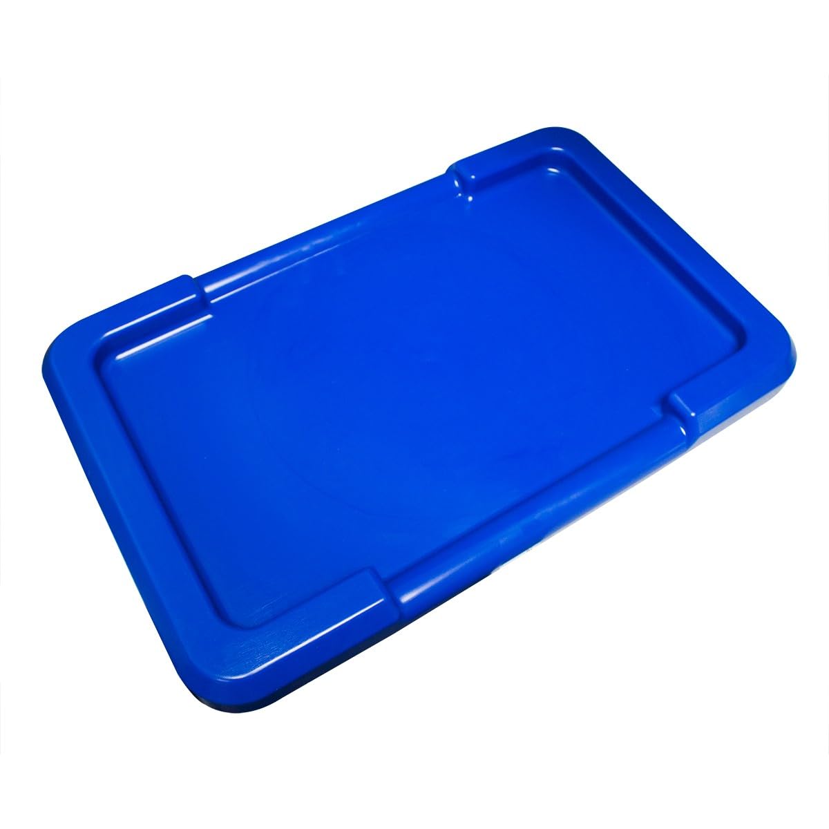 ULTRASOURCE Food-Grade Blue Poly Tote Lids - Pack of 6 | Durable & Safe for Food Storage, Transport & Bulk Handling