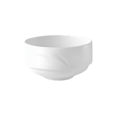 Steelite Distinction 10 Oz Stackable White Soup Cups - Set of 36 Unhandled Restaurantware - Perfect for Cafes, Catering & Commercial Kitchens