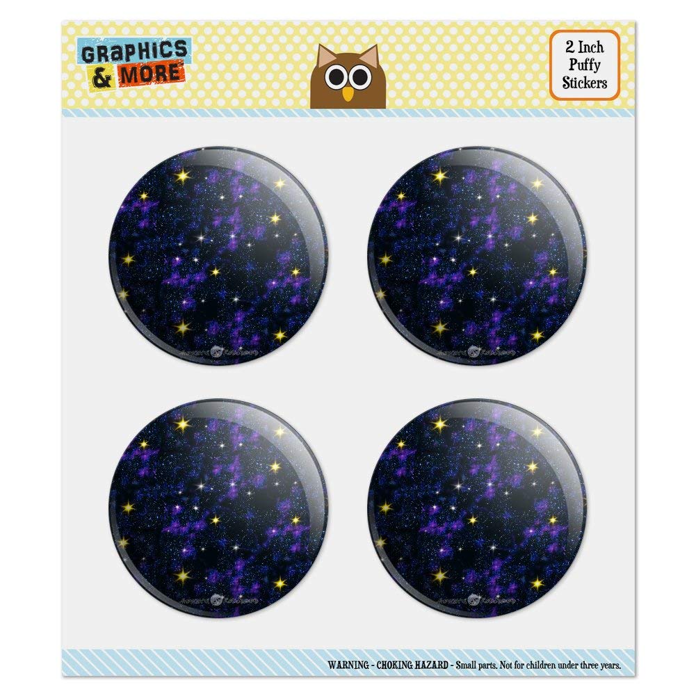 Galaxy Bubble Stickers for Scrapbooking & DIY Crafts - Space Theme Decor