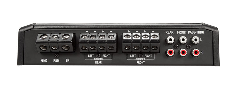 Rockford Fosgate R400-4D Car Amplifier - 400W 4-Channel Marine & Auto Stereo Amp for Boats & Vehicles | Perfect for Upgrading Car Audio Systems & Marine Stereo Setups