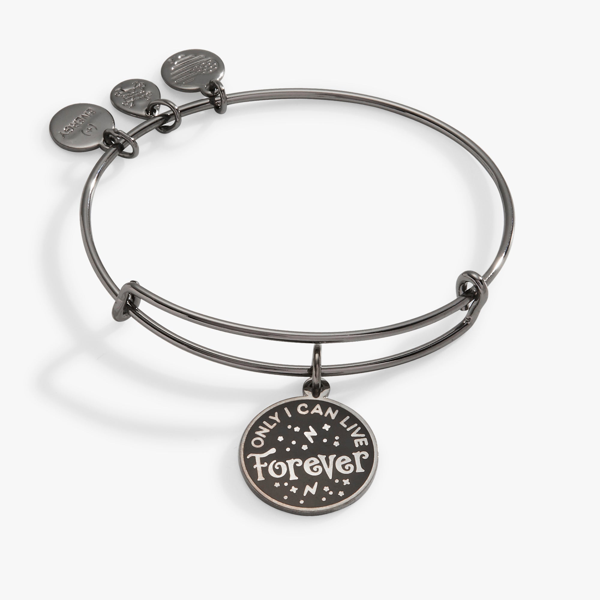 Harry Potter™ Voldemort Charm Bangle - 'Only I Can Live Forever' Dark Magic Bracelet for Cosplay, Halloween & Potterhead Collectors