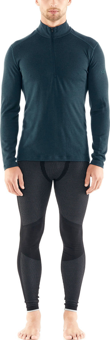 260 Tech LS Half Zip Base Layer for Men - Moisture-Wicking Thermal Underwear for Cold Weather - Ideal for Hiking, Skiing & Outdoor Activities