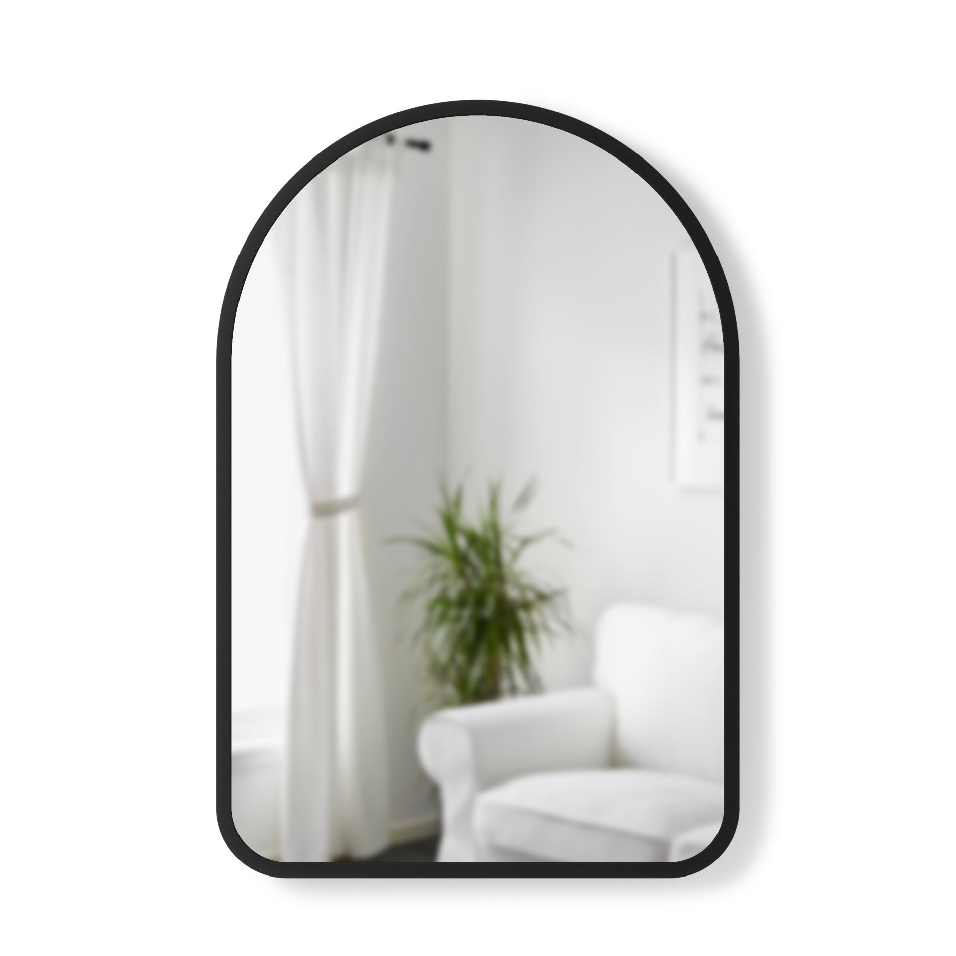 Stylish Hub Arched Wall Mirror - Elegant Home Decor for Living Room, Bedroom & Entryway - Perfect for Adding Space & Light