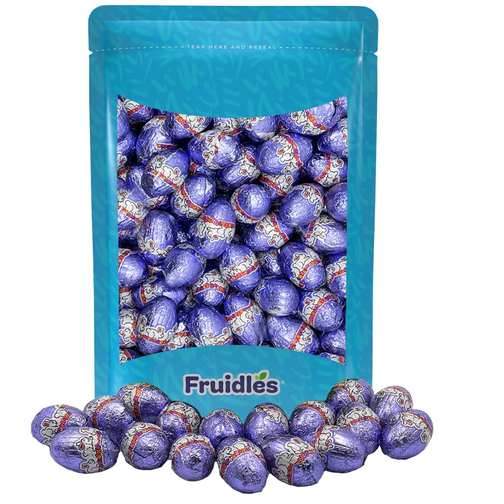 **Easter Filled Bunny Bites Milk Chocolate - 1 Pound, Kosher Certified Dairy, Individually Wrapped Easter Treats for Party Bags, Egg Fillers & Holiday Gifts - Perfect for Easter Celebrations, Classroom Treats & Family Gatherings**