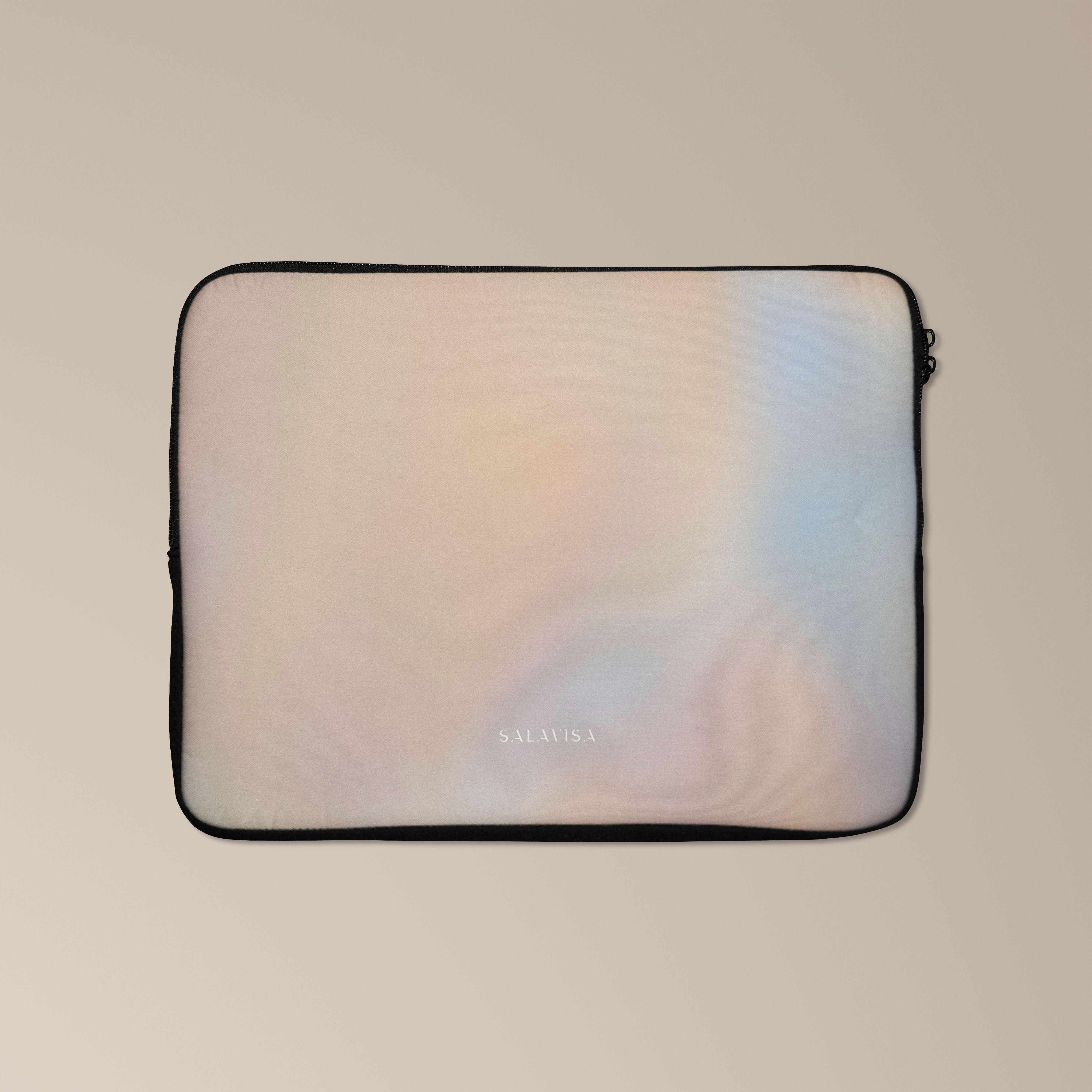 Peach Glow Laptop Sleeve 13-15 Inch - Soft Protective Neoprene Case for MacBook Air/Pro, Dell, HP - Lightweight & Water-Resistant for School, Work, Travel
