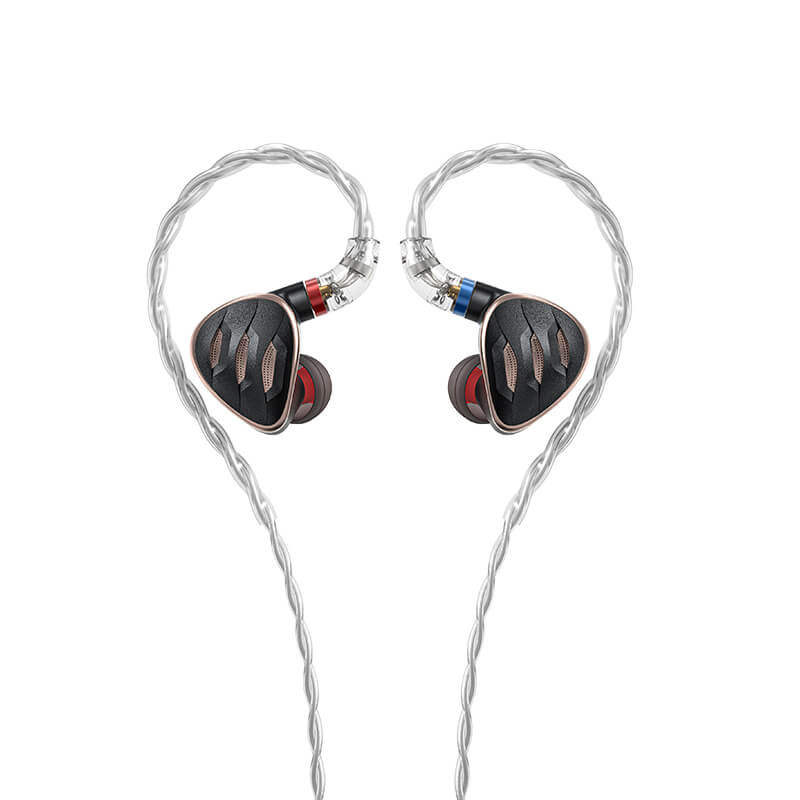 FiiO FH5s Hybrid 4 Driver In-Ear Monitors (IEM) - 2 Dynamic Drivers + 2 Balanced Armatures for Audiophiles | Perfect for Studio Recording, Gaming & Travel