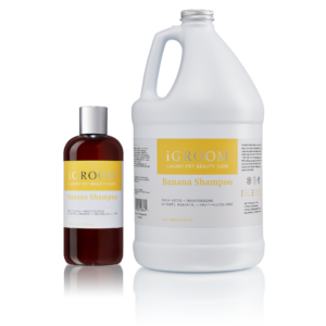 iGROOM Banana Shampoo for Dogs - Natural Moisturizing & Deodorizing Pet Shampoo (16oz & 32oz) - Gentle Cleansing for Dry Skin & Odor Control - Perfect for Bath Time & Grooming Sessions