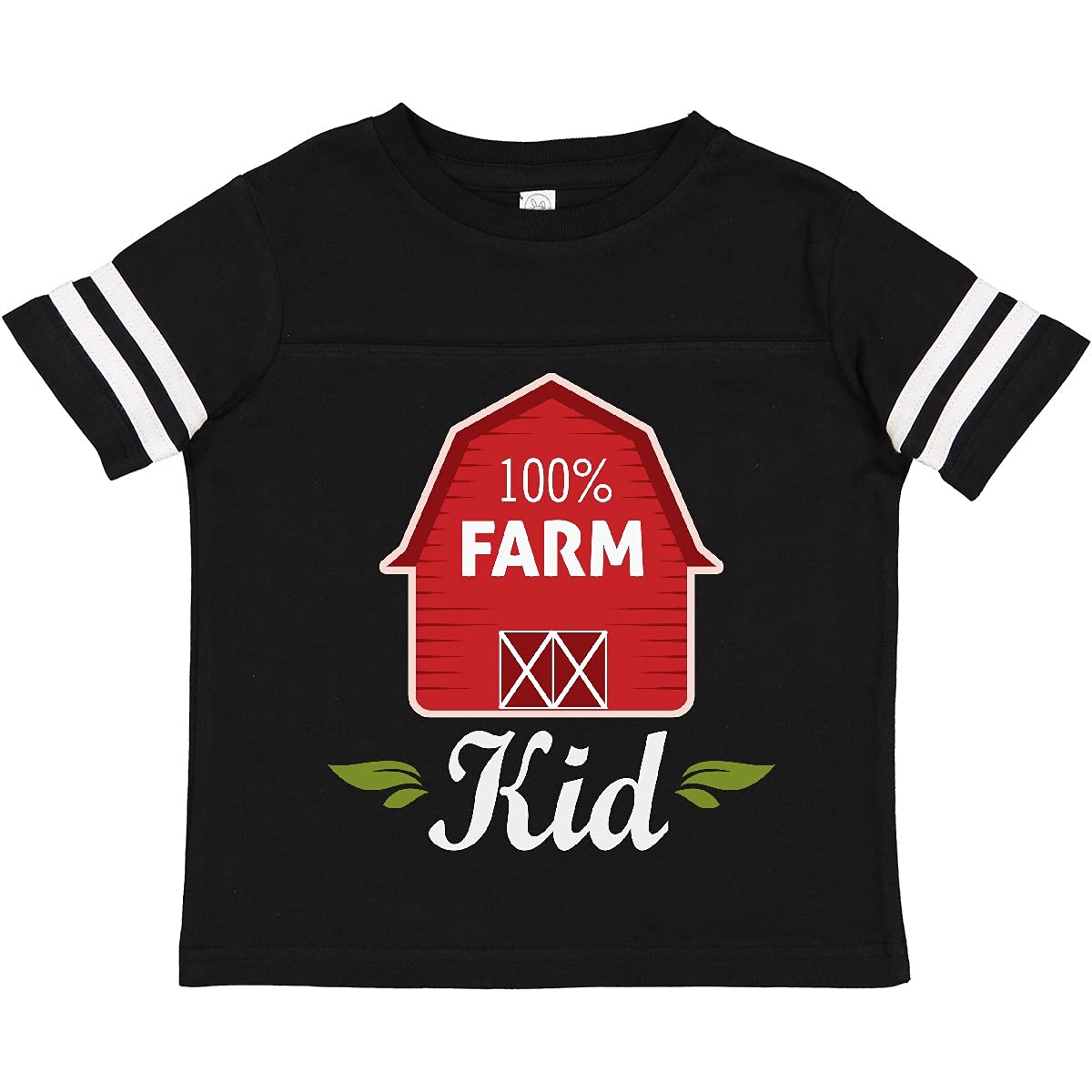 100% Farm Kid Toddler T-Shirt by Inktastic - Soft Cotton Tee for Boys & Girls - Perfect for Farm Visits, Outdoor Play & Country-Themed Events
