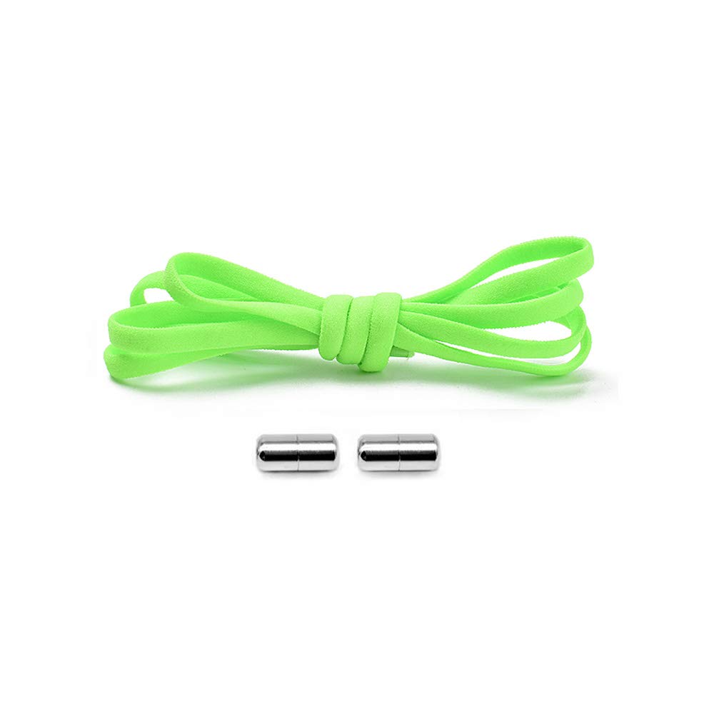 Elastic No Tie Shoelaces for Adults & Kids - Stretchable Tieless Shoe Strings with Magnetic Lock - One Size Fits All - Perfect for Running, Walking, and Daily Wear