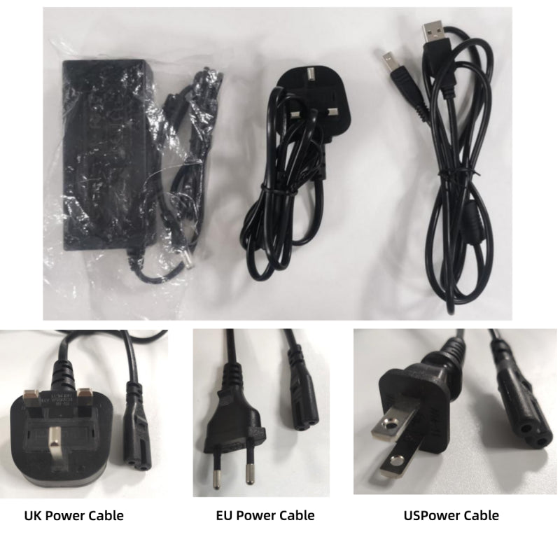 PHOMEMO Power Cable & Adapter Accessories - Universal Charging Cord for Laptops, Phones & Tablets - Perfect for Home, Office & Travel Use
