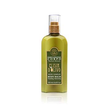 Erbario Toscano Olive Complex Body Balm 250ml - Nourishing & Hydrating Skin Care for Dry Skin - Perfect for Daily Moisturizing & After Shower Use