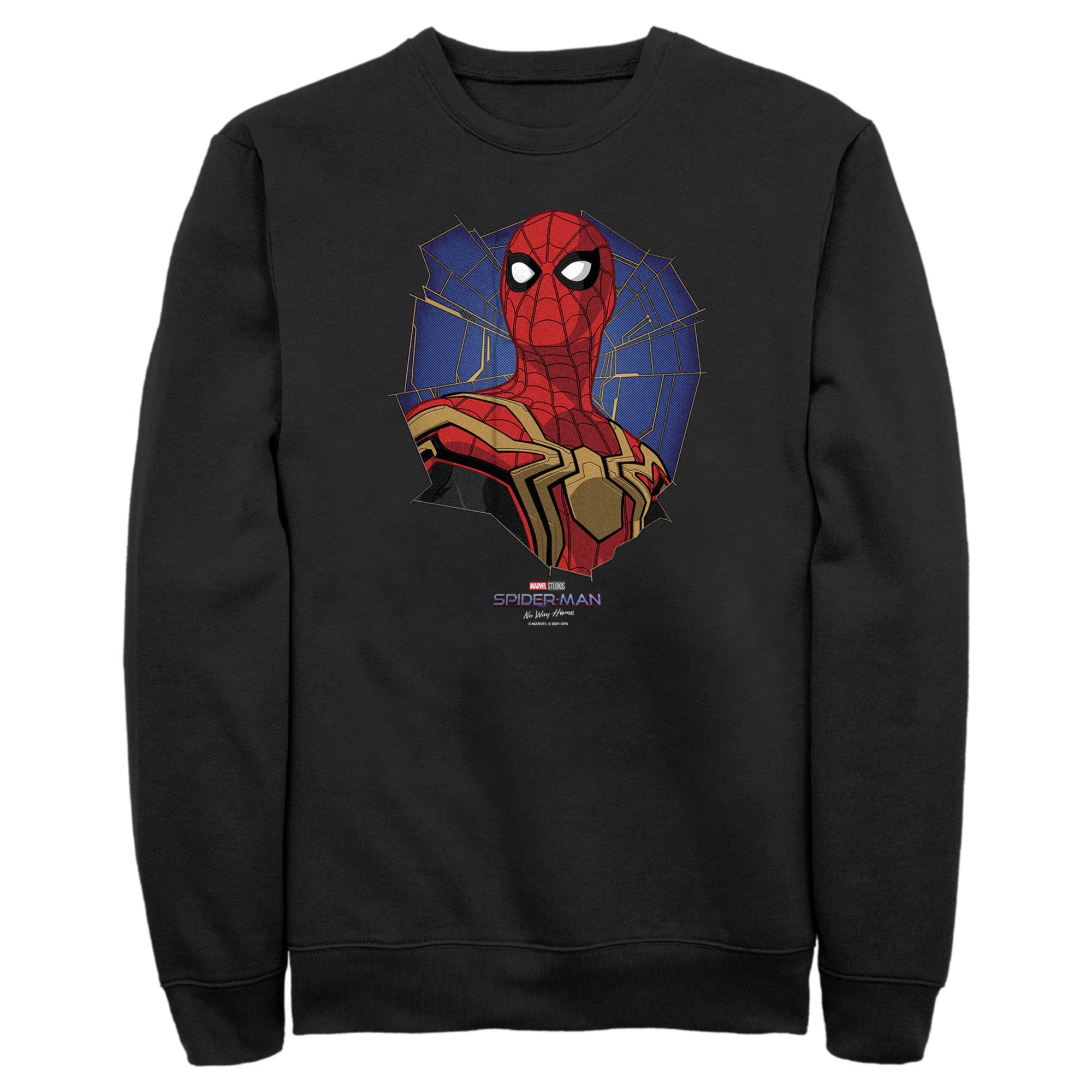 Men's Marvel Spider-Man: No Way Home Web of a Hero Sweatshirt | Official Licensed Marvel Apparel | Casual Superhero Fan Wear for Movie Nights & Comic Conventions