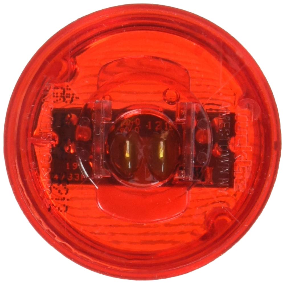 Truck-Lite 30250R LED Clearance Marker Light for Semi Trucks & Trailers - Heavy Duty Waterproof Side Marker Lights for Commercial Vehicles, RVs & Boats