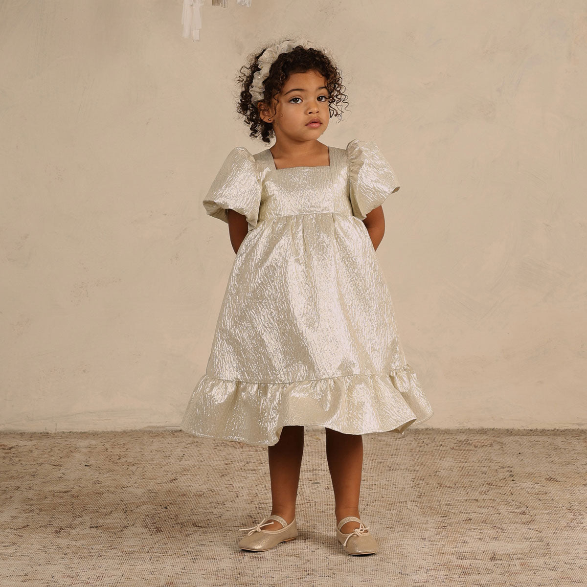 Augusta Dress in Champagne - Final Sale | Elegant Evening Gown for Weddings, Parties & Special Occasions