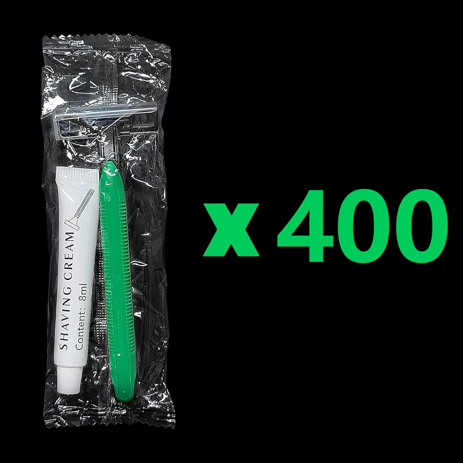 (400 Pack) Kheoxusa Disposable Razors - Bulk Individually Wrapped Twin Blade Razors for Women & Men - Smooth Shaving for Face, Legs, Body & Tattoo Care - Perfect for Travel, Gym & Daily Use
