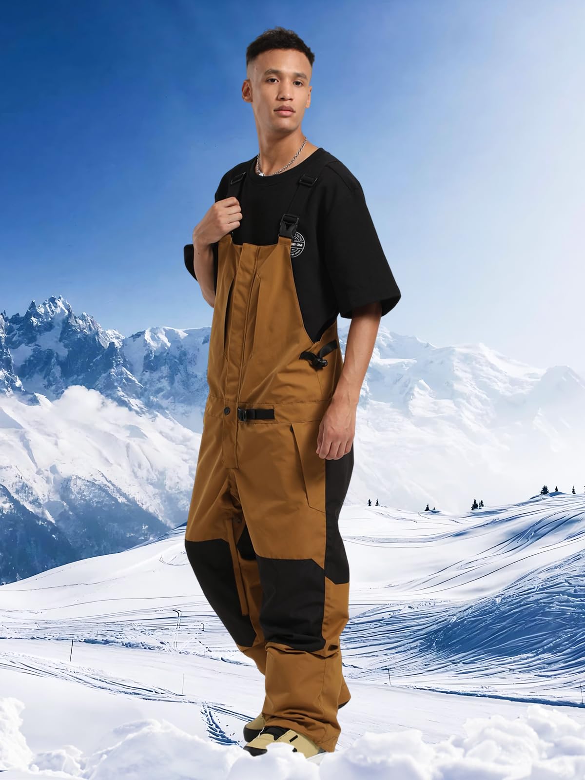 **Men's & Women's Insulated Waterproof Snowboard Bibs - Breathable Ski Pants Overalls for Winter Sports & Outdoor Activities**    *优化说明：*   - 合并性别关键词（Men's & Women's）提高覆盖面   - 核心功能前置（Insulated Waterproof）   - 添加使用场景（Winter Sports & Outdoor Activities）   - 保持简洁（Google建议60字符以内）