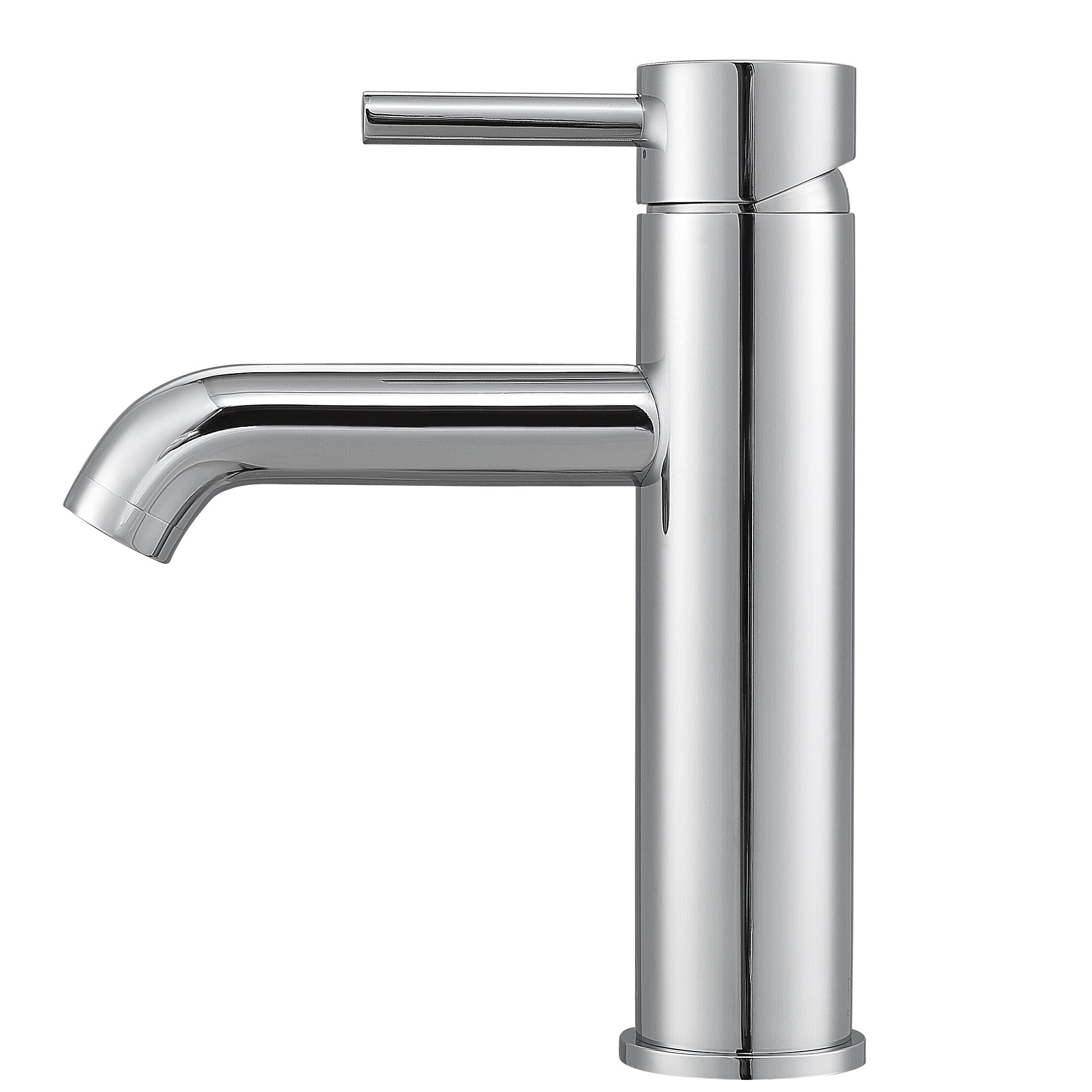 Argenta Single Lever Bathroom Faucet - Modern Chrome Bath Sink Faucet for Vanity, Powder Room & Guest Bath - Easy Installation & Durable Design