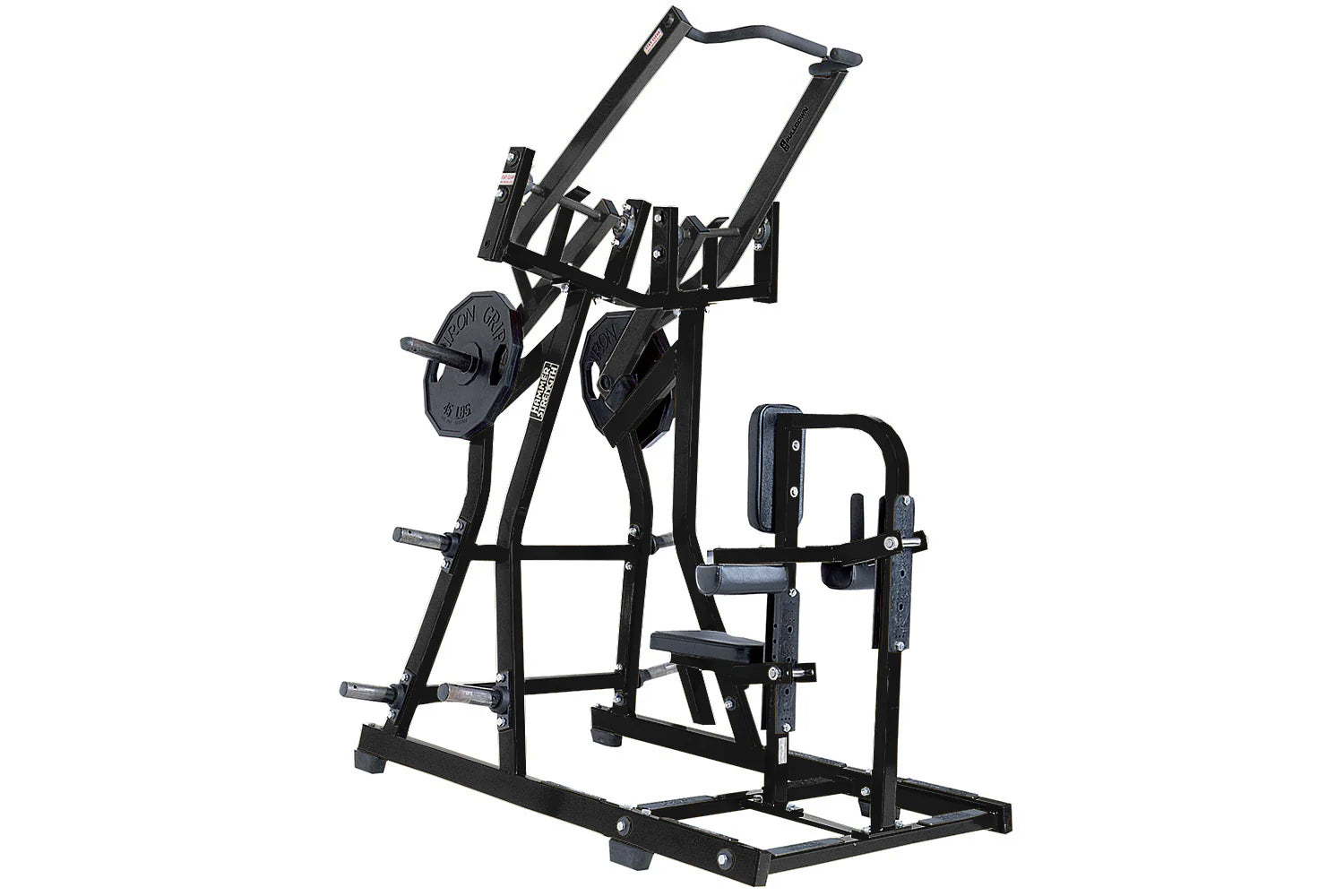 Hammer Strength Plate Loaded Iso-Lateral Front Lat Pulldown Machine - Professional Gym Equipment for Back Workouts & Strength Training - Perfect for Home Gyms & Commercial Fitness Centers
