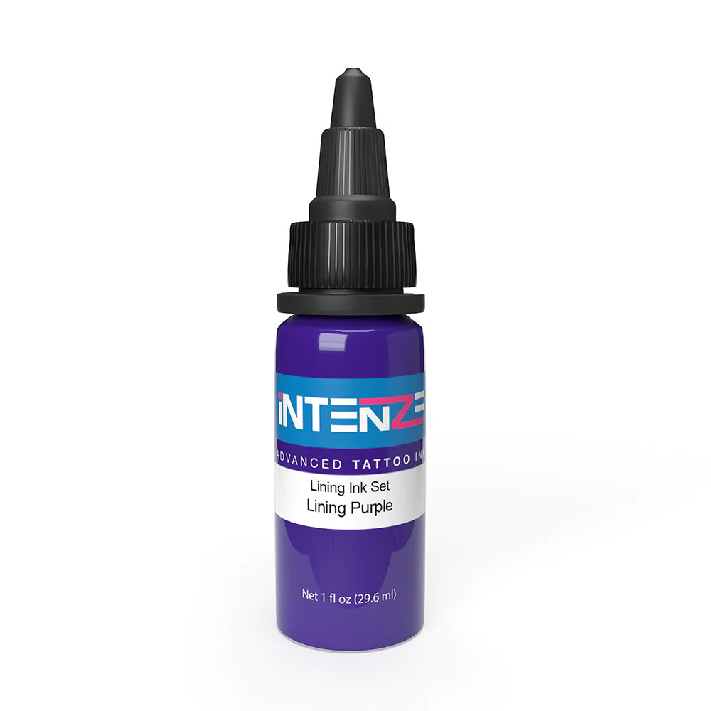 Intenze Color Lining Series - Purple Lining Tattoo Ink - Professional Tattoo Supplies for Artists - Perfect for Tattoo Outlines and Fine Details