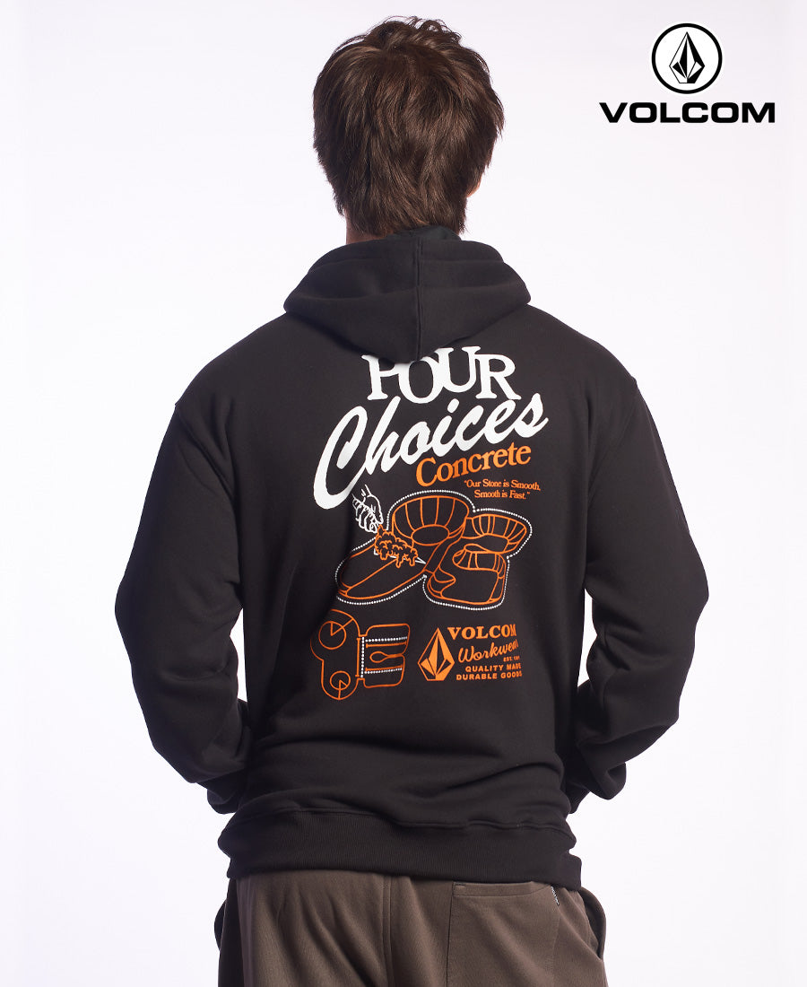 Volcom Fe Good Pour Choices Hoodie - Men's & Women's Casual Pullover Sweatshirt for Streetwear, Skateboarding & Outdoor Activities