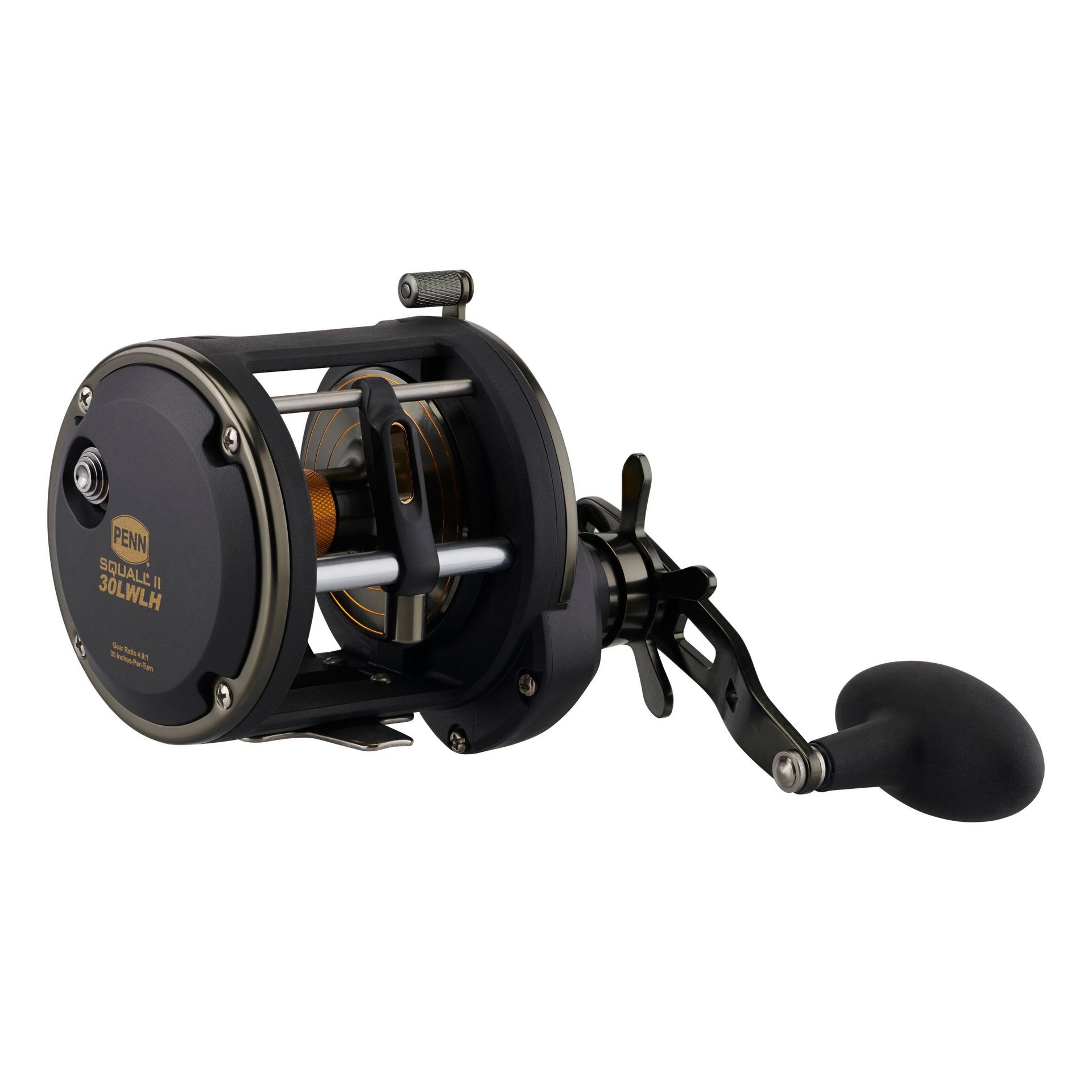 Squall® II Level Wind Conventional Reel - Saltwater & Freshwater Fishing Reel for Casting, Trolling & Bottom Fishing - Perfect for Offshore, Inshore & Pier Angling