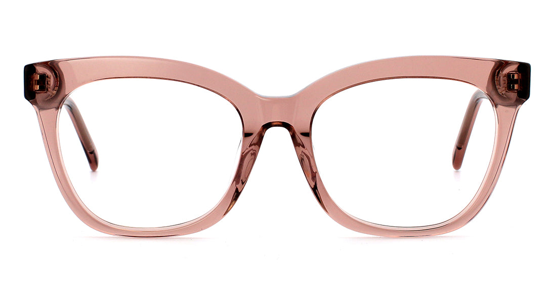 Trendy Translucent Cat Eye Glasses WD1304 - Fashionable Retro Frames for Women, Perfect for Daily Wear & Special Occasions