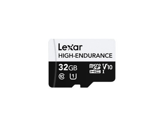 Lexar High Endurance microSDHC/microSDXC UHS-I Memory Card 32GB 64GB 128GB - 4K Video Recording, Dash Cam, Security Camera, Action Camera, Drone Storage