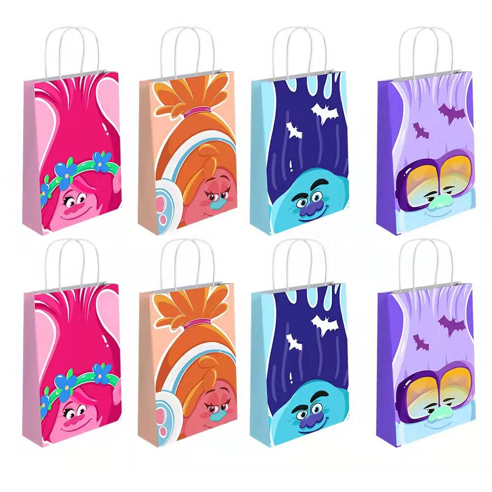 16 Pcs Magic Girl Birthday Party Decorations Set - Cartoon Movie Themed Gift Bags & Goodie Bags for Kids - Perfect for Birthday Party Favors, Baby Showers & Themed Celebrations - Great for Girls' Birthday Decorations & Cartoon Movie Fans Party Supplies