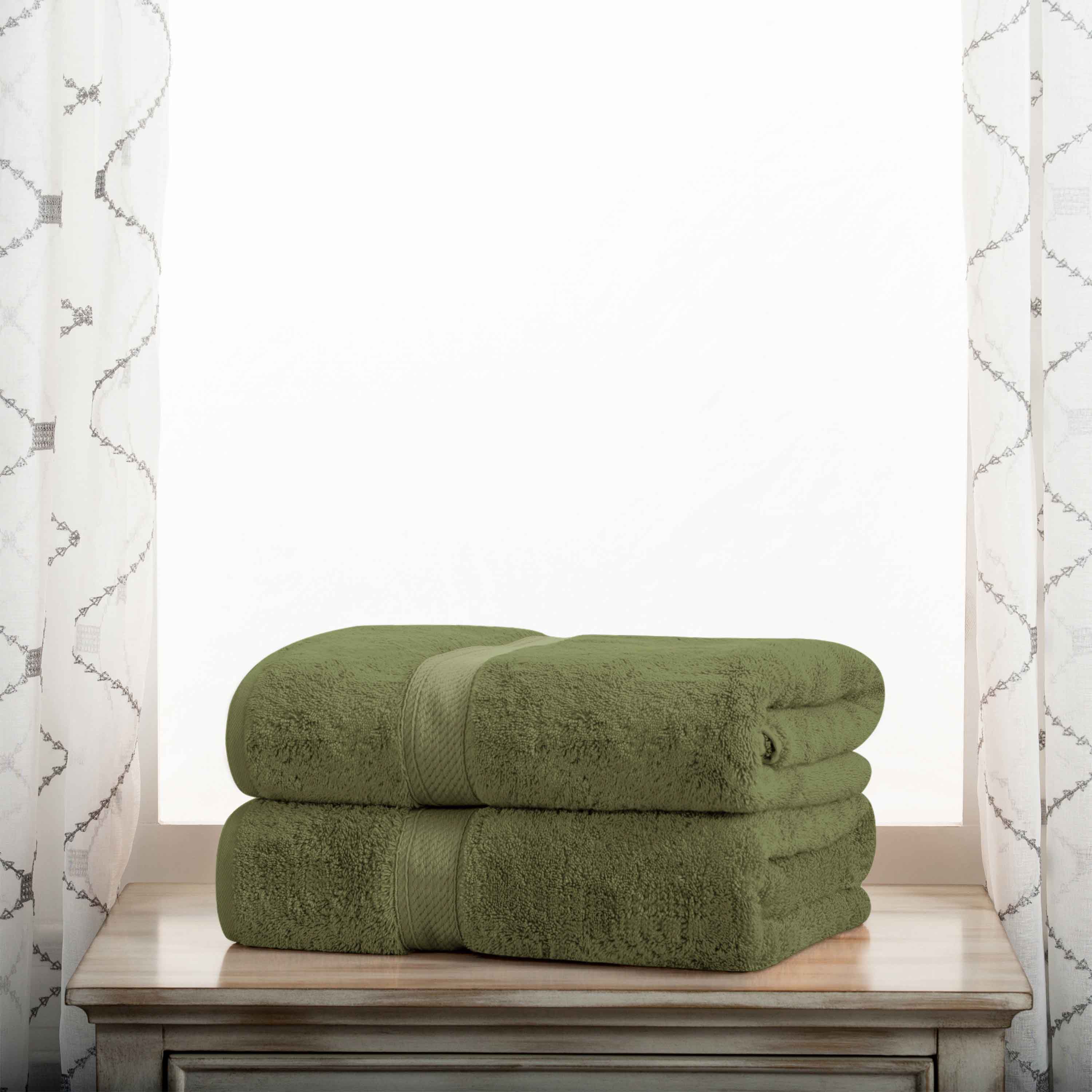 Premium Egyptian Cotton Bath Towel Set - Ultra Soft, Absorbent & Heavyweight 2-Piece Set for Spa, Bathroom & Luxury Home Use